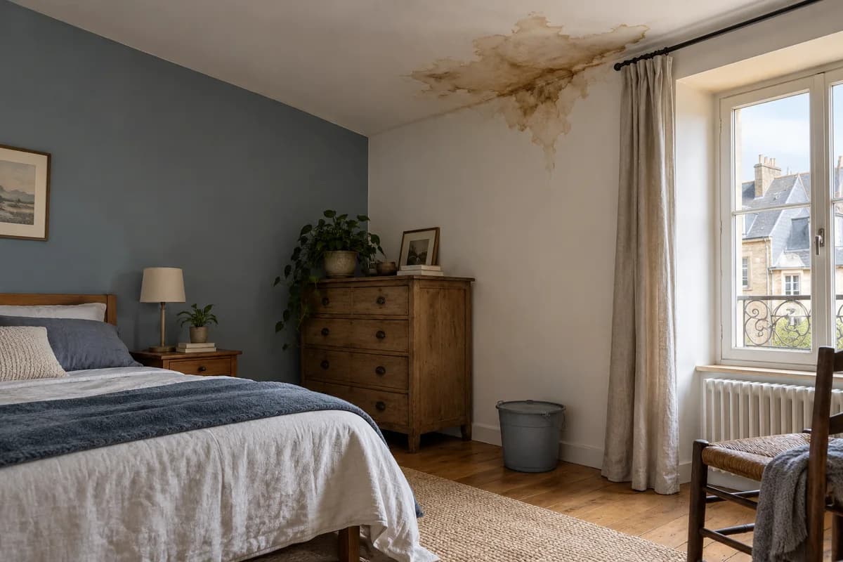 Fuite de toiture : que faire sans monter sur le toit ?