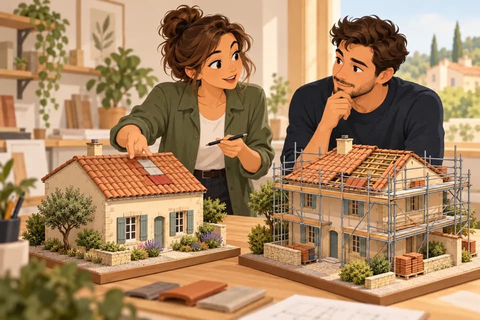 Illustration : Réparer ou rénover la toiture : définir le besoin